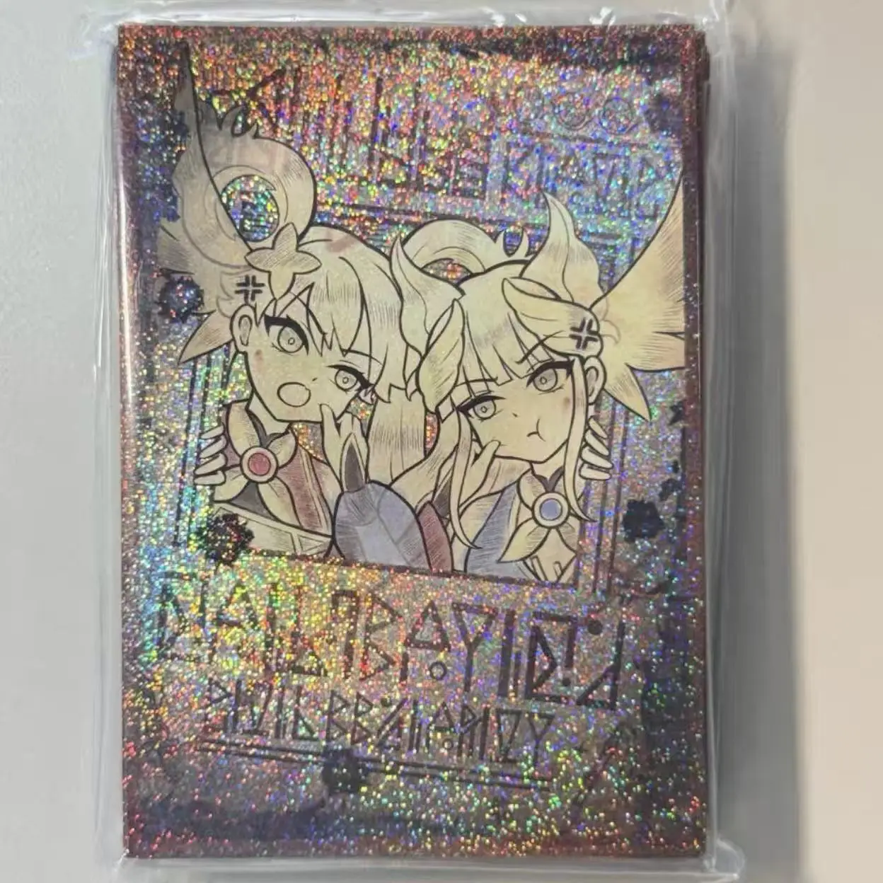 60pcs/set Yu-Gi-Oh! Uzuhime The Manifested Mikanko TTP1 Card Holder 63x90mm Game Collection Card Broken Flash Protective Case