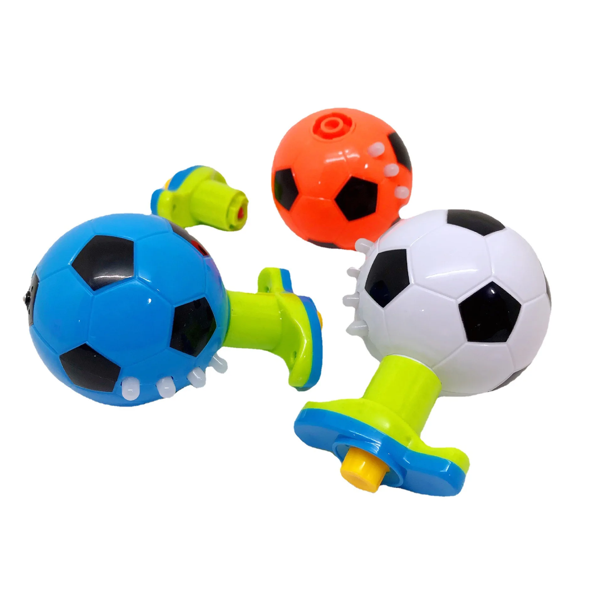 Novelty Funny Light-emitting Toys Simulation Soccer Ball Multi-color Spinning Gyro Toys With Light Music Soccer Ball Gyro