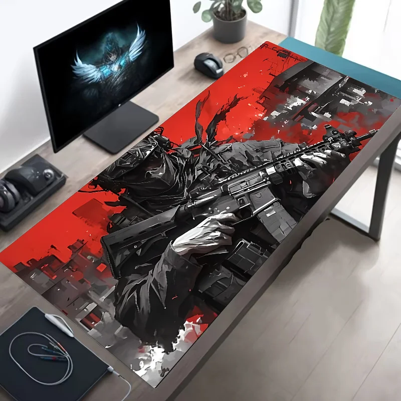 Cool E-sports Speed Large Tactical Soldier Mouse Pad Non-Slip XXL Desk Pad Gaming Accessories Home and FPS CSGO Gamer Mouse Mat
