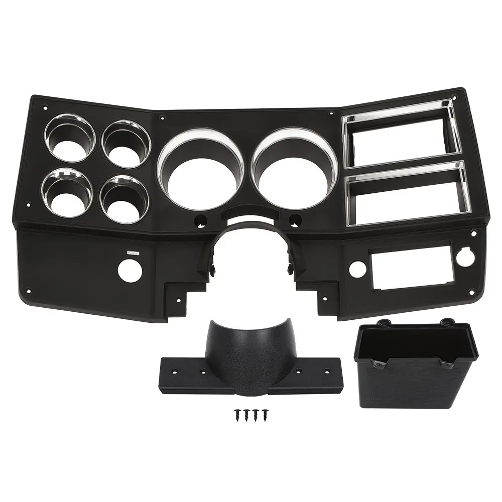 

Dashboard Bezel with A/C Lower Column Cover & Storage Box, Fit for Chevy Gmc Truck 1984-1987 Without Wiper Switch Hole