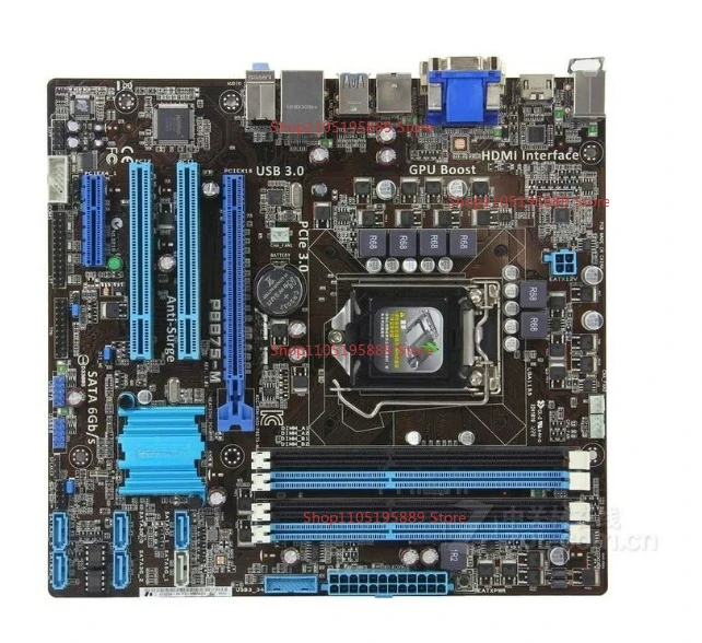

Для материнской платы ASUS P8B75-M интерфейс USB3.0, два слота для памяти DDR3, 100% протестированы.