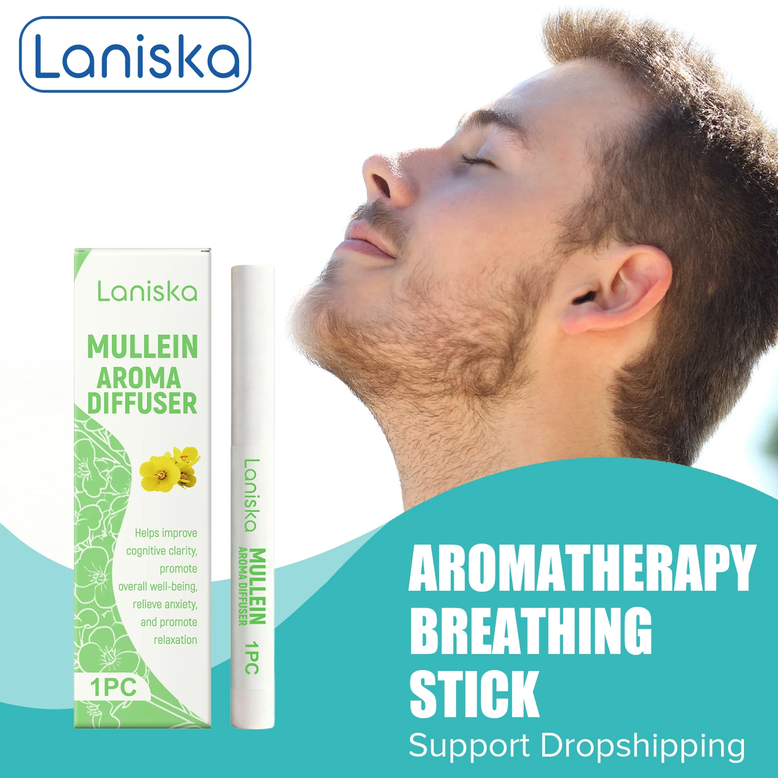 العشبية التطهير الرئة الناشر منعش العقل تعزيز التنفس مساعدة النوم الروائح الناشر صحة الجهاز التنفسي عصا الأنف