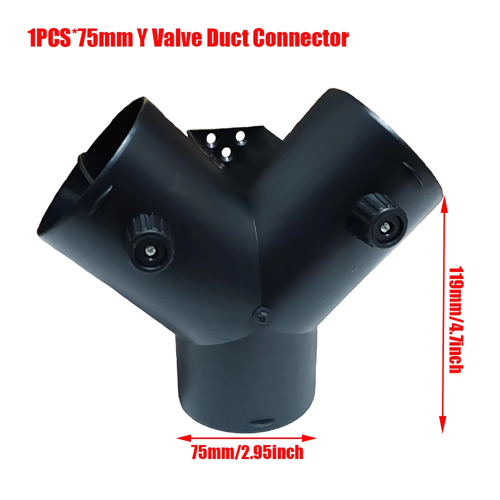 75mm Diameter 1/2M Lengte Lucht Diesel Kachel Duct Pijp Buis Slang Uitlaat Uitlaatverbinding Connector voor Webasto Eberspaecher