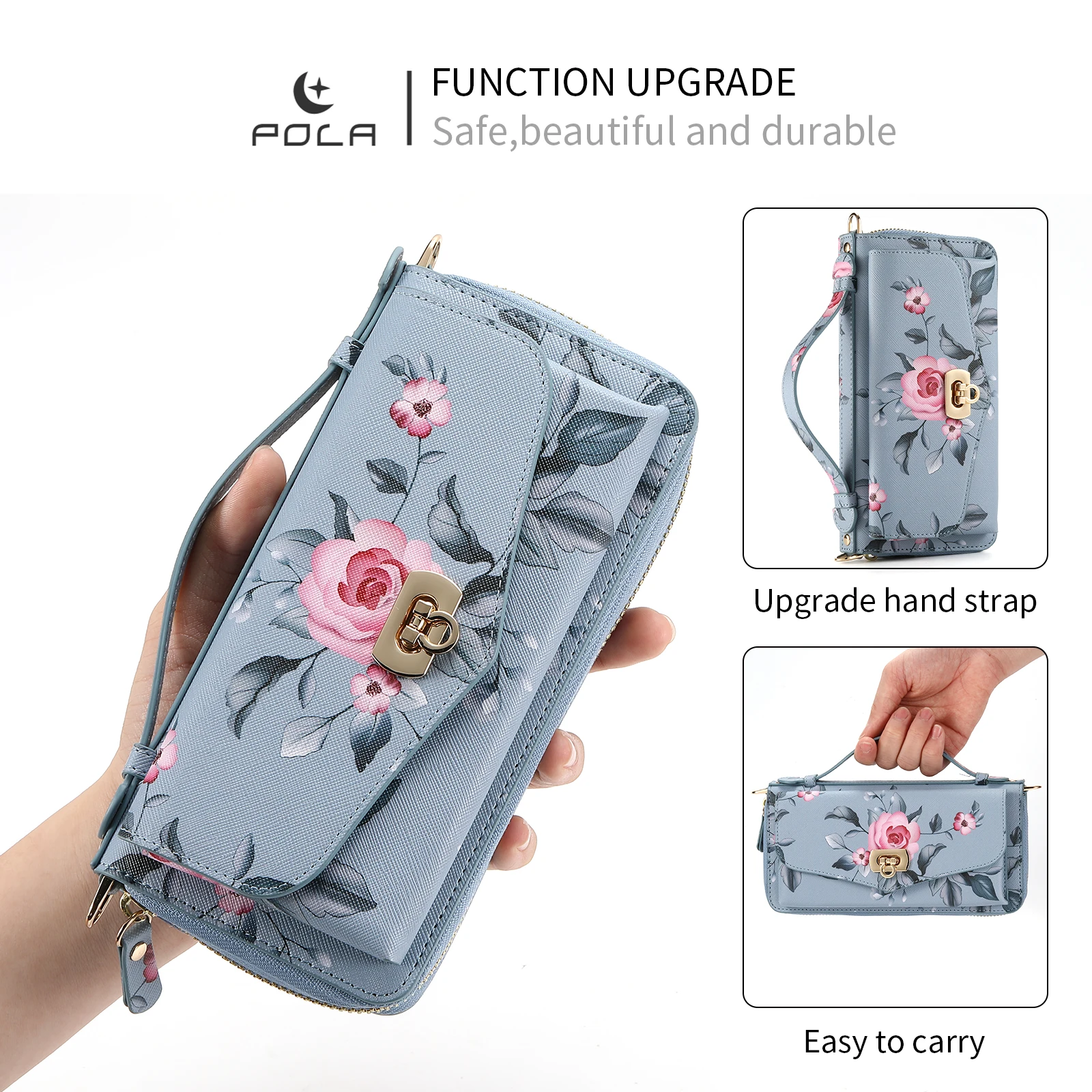 Retro Flower Multi-function Case For Samsung Galaxy Note20 Ultra S22 S23 Plus Leather Magnetic Wallet Split Cover