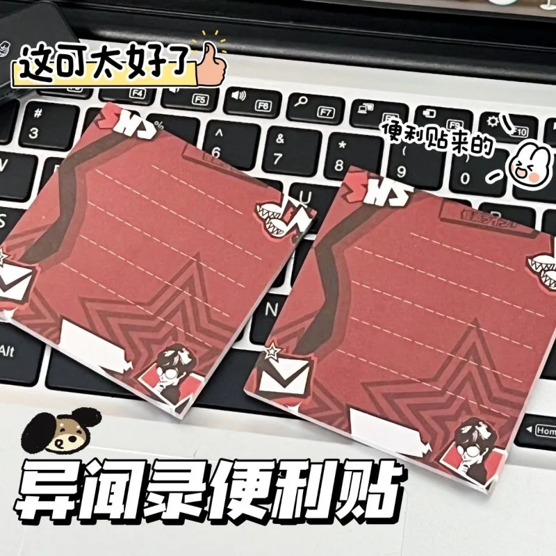 Persona Aniem Non Sticky Amamiya Ren Akechi Goro Sticky Note Детские канцелярские принадлежности Студенческая коллекция сообщений Подарок Водонепроницаемый Diy