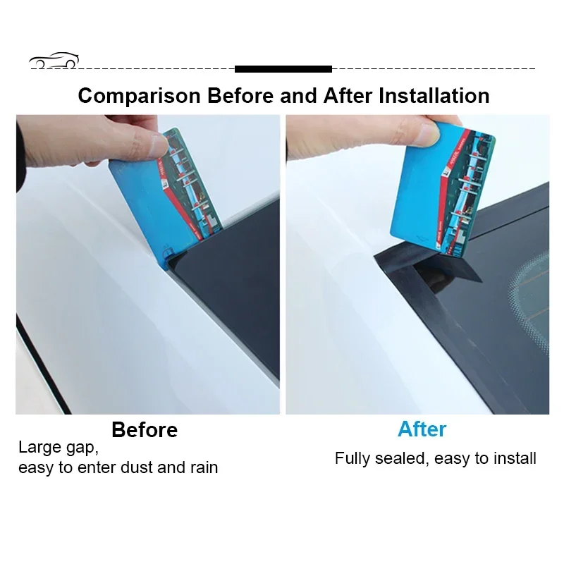 Auto Voorruit Afdichting Rubberen Strip Auto Dak Raam Rand Sticker Noiseproof Geluidsisolatie Auto Waterdichte Stofdichte Weerstrip