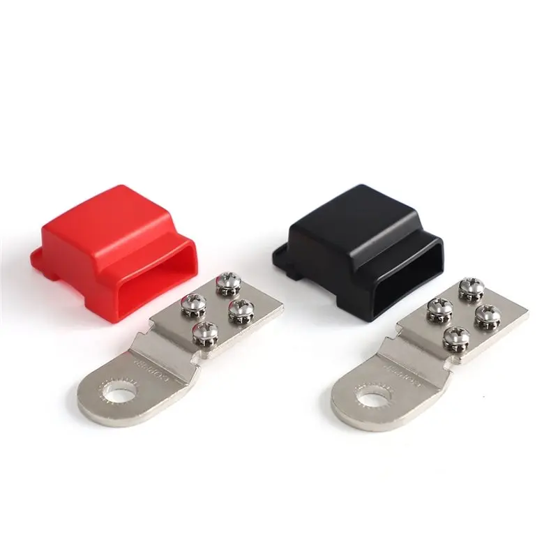 

Reliable-Tin-Plated Copper 32V 100A For Marine Car Boat RV Vehicle Battery Terminal Mount 2340 Bus Bar With Stainless Screws