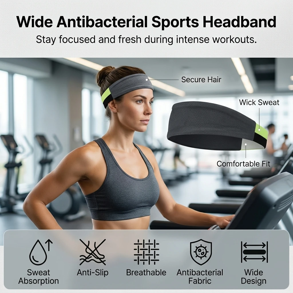 Widened Sports Headband For Me - огляд і ціна Running Gear Headband
