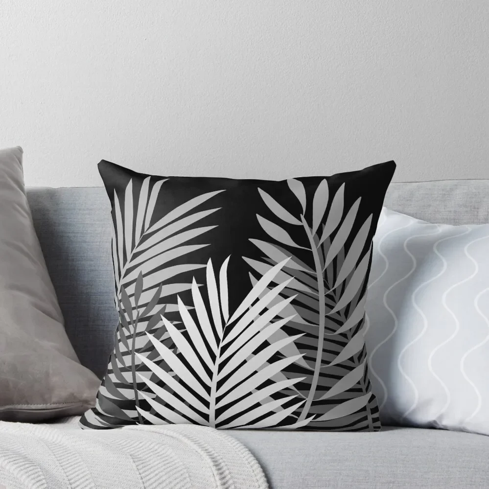 

TROPICAL PALM LEAVES Throw Pillow Christmas Pillowcase Throw Pillow pillow