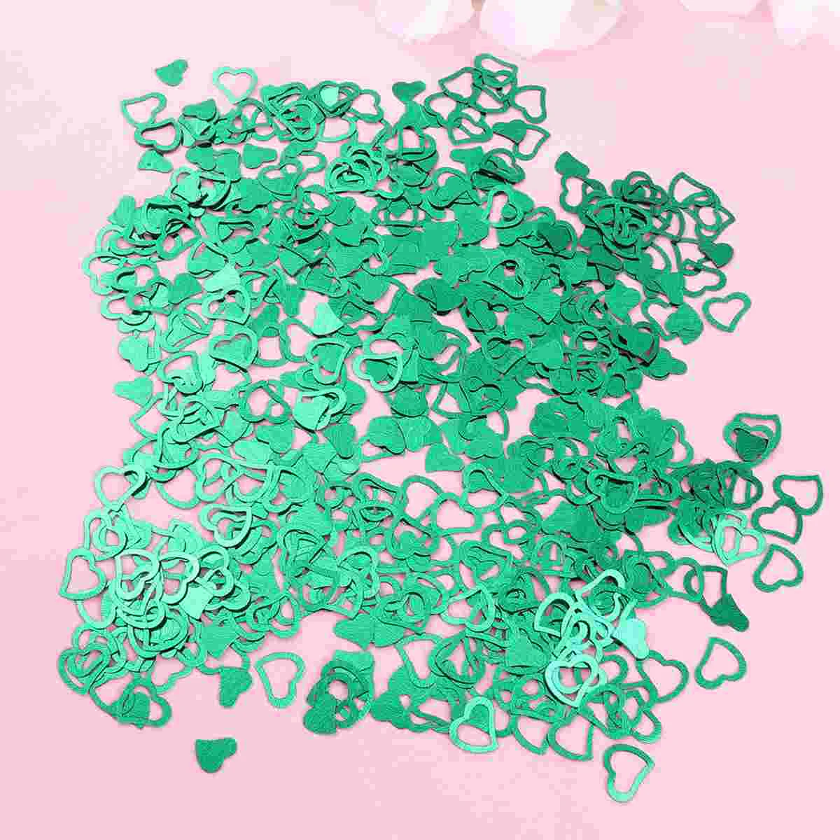 3000 Pcs Wedding Confetti Heart Shape Sprinkle Decor Dining Room Table Decorate for