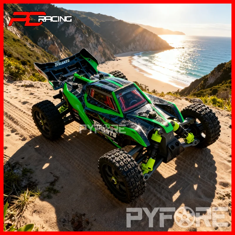 

PDRACING JYRANTS 1/8 Tyrant T8 RC Electric 4WD 4S Brushless Off-Road Truck Equipped with Gyroscope Remote Control Car for Adults