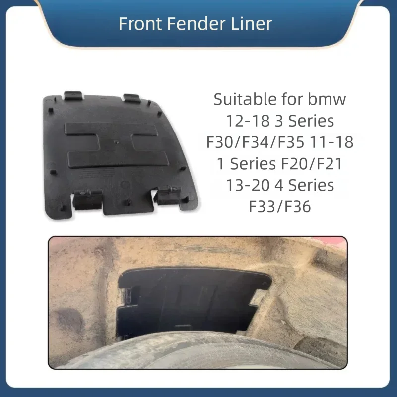 غطاء لوحة الوصول لبطانة الحاجز الأمامية، لاستبدال المصباح الأمامي على BMW 1 3 4 Series F20 F30 F34 F33 F36، غطاء قوس العجلة