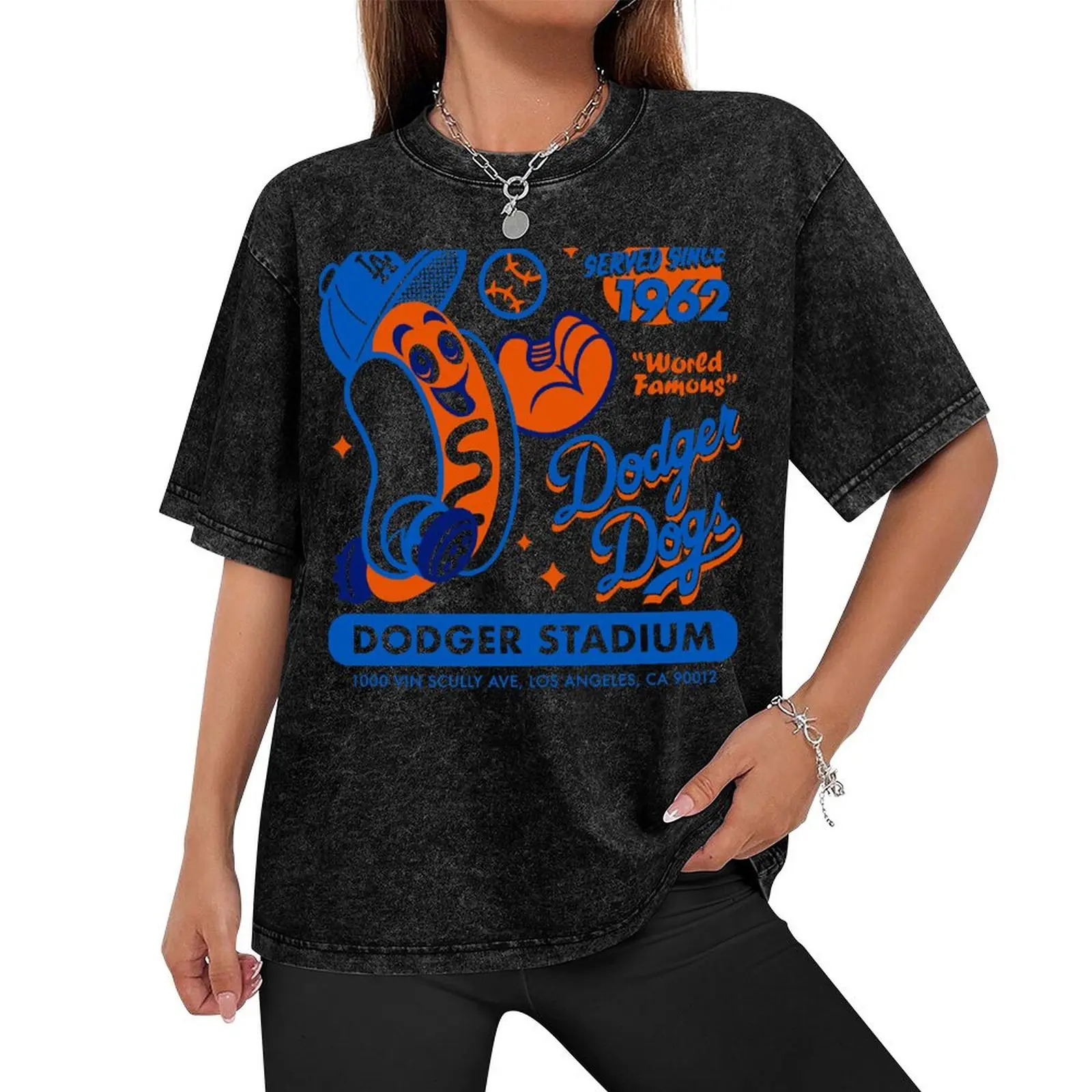 Dodger Dogs Since 1962 T-Shirt anime custom t shirt graphic shirts mens workout shirts