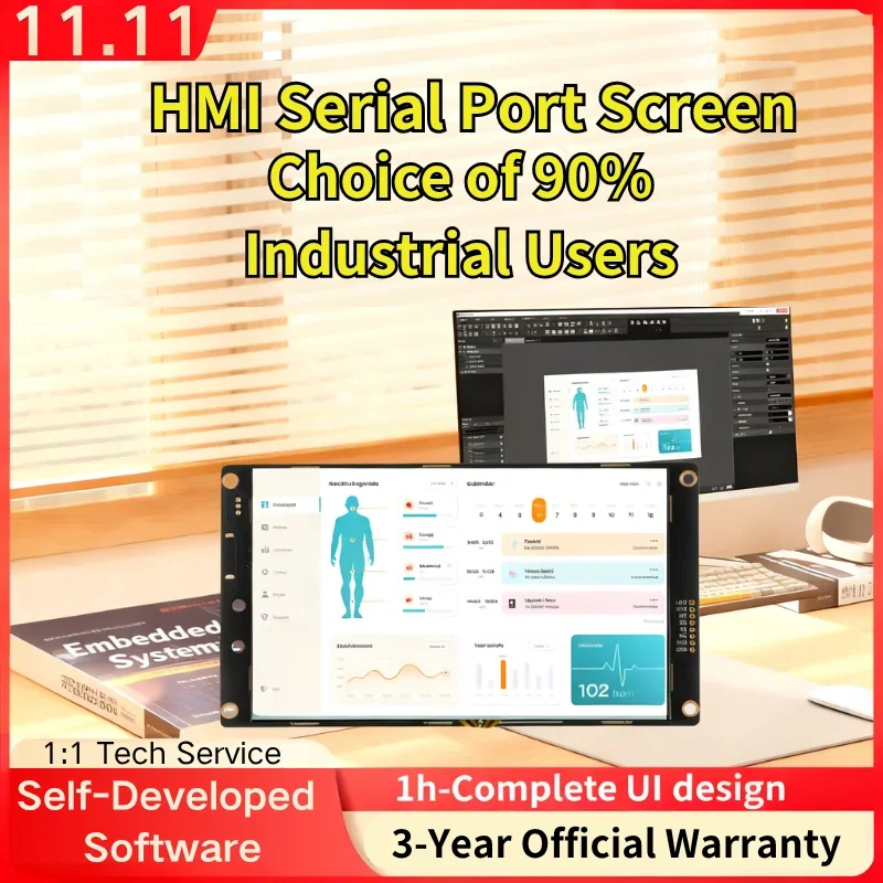 

STONE 7-дюймовый TFT ЖК-дисплей с сенсорным экраном RS485 RS422 RS232 Бесплатный дизайн для Arduino ESP32 S3 8266 Mega 2560 uno q r3 nano