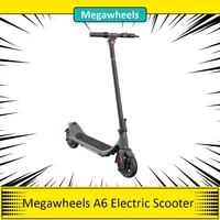 Megawheels A6 Electric Scooter 36V 250W Motor 9in Tires 25km/h Max Speed 5.2Ah Battery Portable Escooter 25km Range Smart Light