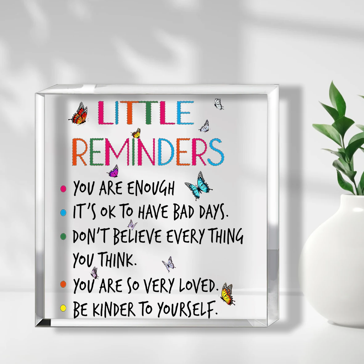 Daughter Acrylic Table Card Mother's Birthday Graduation Wedding Halloween Thanksgiving Gift