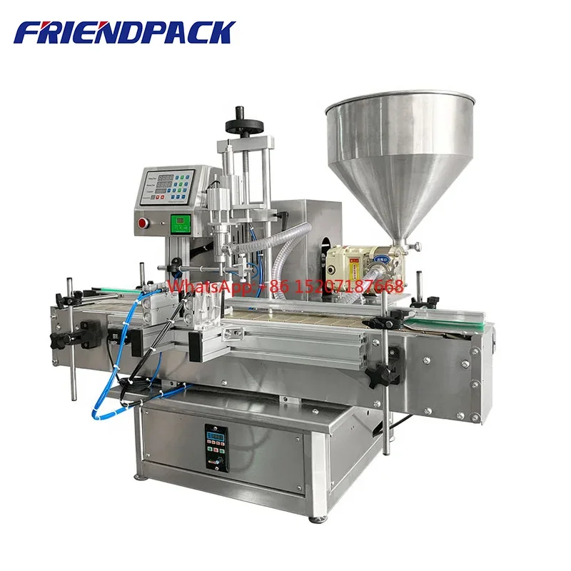 Automatic Magnetic Pump Filling Machine Small Bottle Liquid Beverage Filling Machine With Diving Nozzle