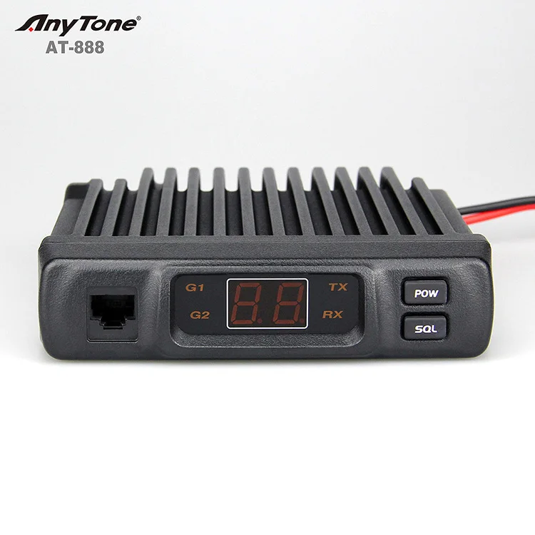 

Anytone AT-888 Two-way walkie-talkie car radios cb radio set mini walkie talkie ham station 13.8V