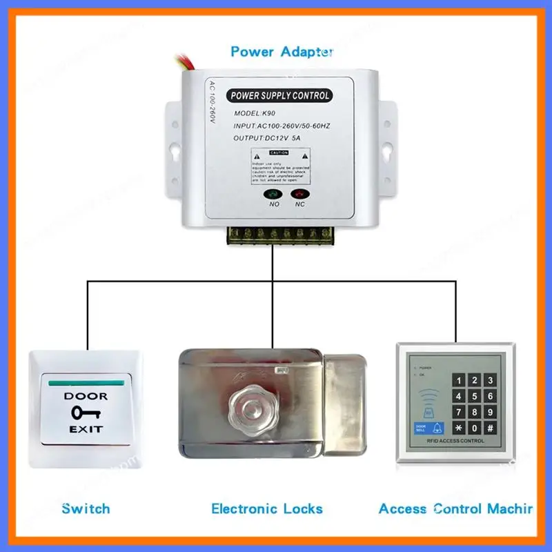 BAAE Video Intercom System Video Doorbell 7 Inches Support Unlock Monitoring For Villa Home EU Plug