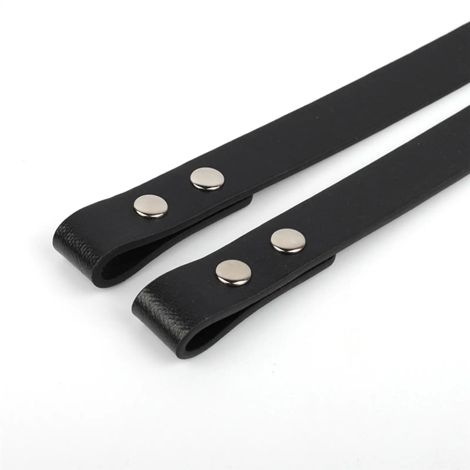 2 Pieces 56cm Snap Button Bag Strap Purse Straps Handbag Handle Belt, Bag Handle Strap DIY Bag Making Accessories Wallet Straps