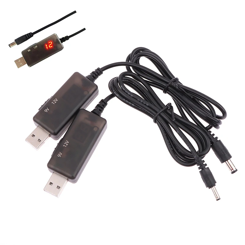 1PC Router Modem Fan accessori per altoparlanti USB Power Boost Line DC 5V a DC 9V / 12V modulo Step Up cavo adattatore convertitore Usb