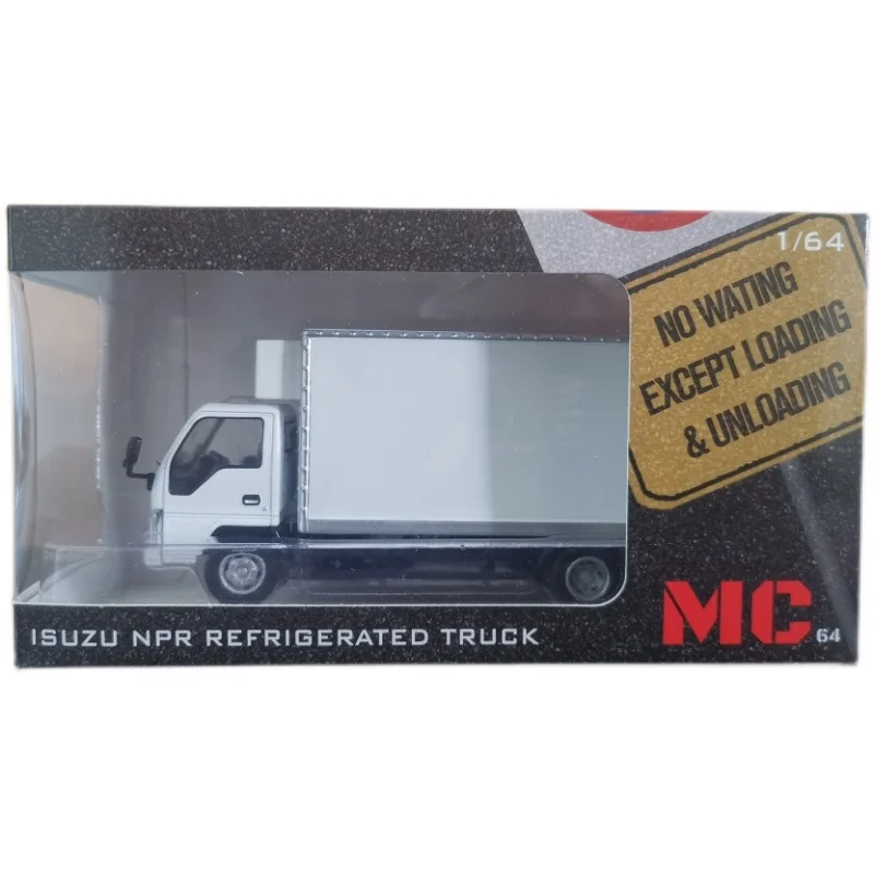 MC64 1/64 ISUZU NPR REFRIGERATED TRUCK Collection of die-cast alloy car model ornaments