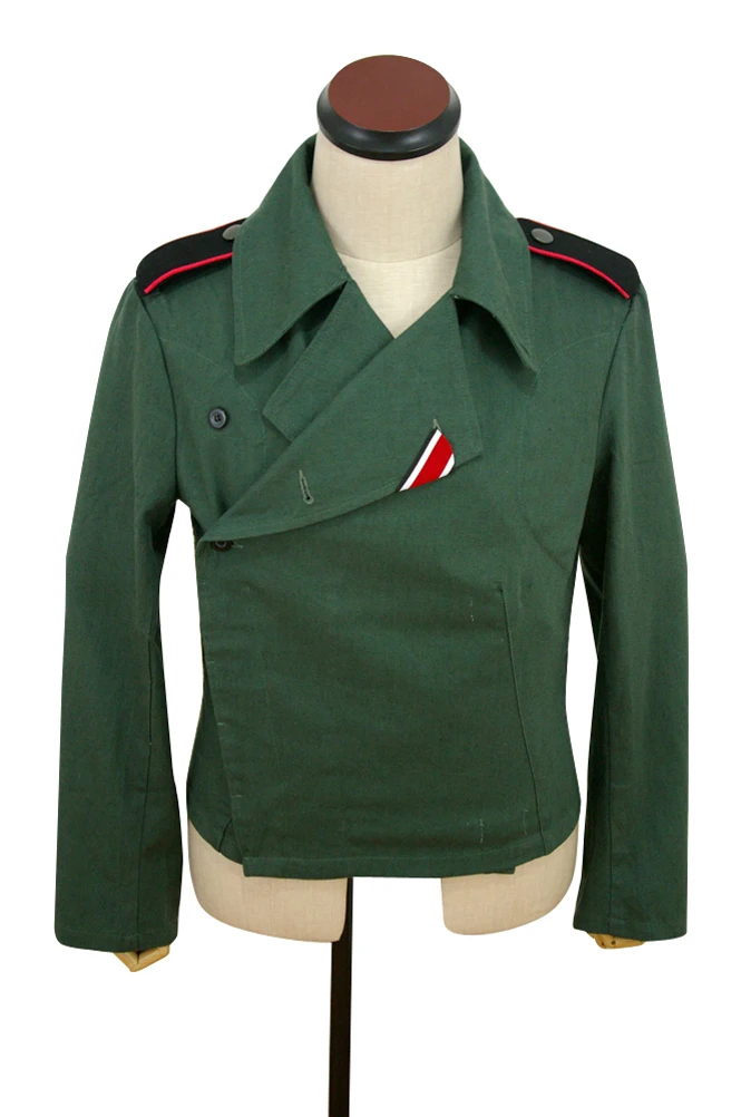 GUHC-001 WWII Deutsch Heer panzer sommer HBT reed grün wrap/jacke typ I