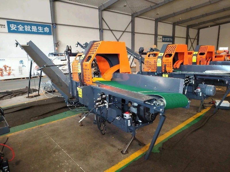 YG Customized 30T 27hp Hydraulic Wood Log Splitter Forestry Machinery Commercial Heavy Duty Firewood Processor with Hydrauli
