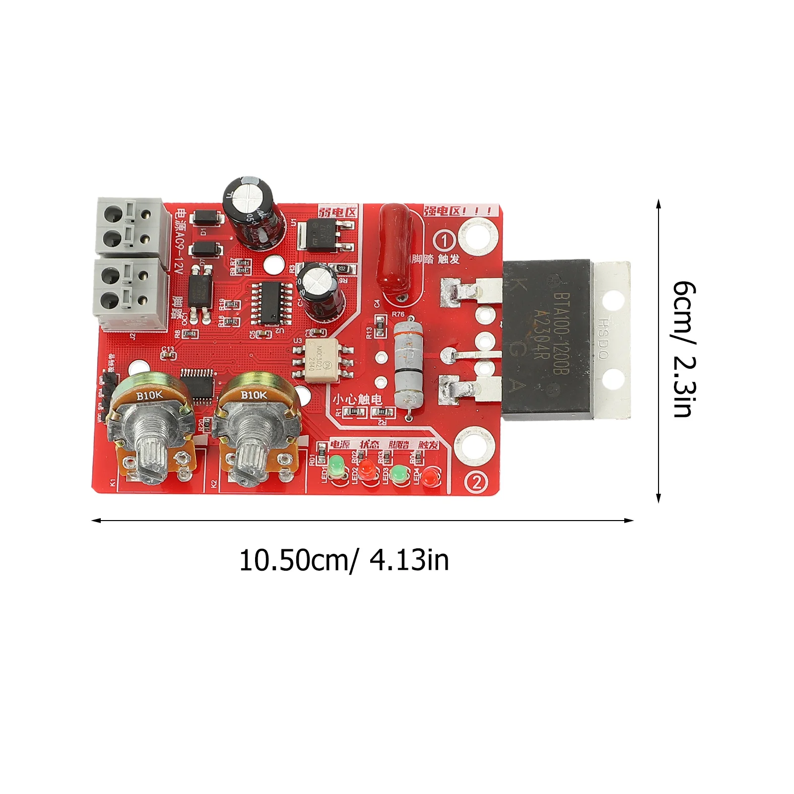 DIY Digital Display Controller Board Spot Welder Adjustable Spot Welder Control Board Welding Time Current PCB Circuit Machine