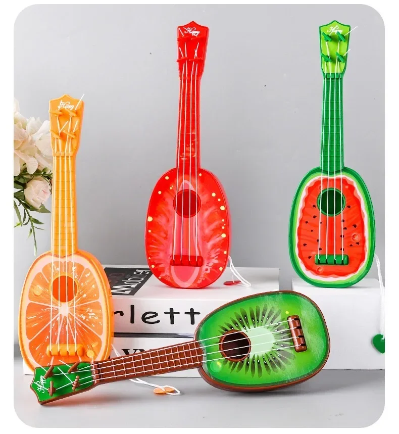 Hot Kids Gitaar Muziekinstrument Ukelele Muzikaal Montessori Speelgoed voor Kinderen Leren Educatief Kerst Verjaardagscadeau