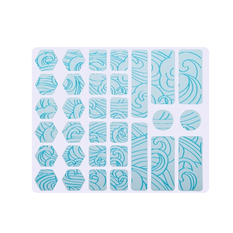 Esptiger DIY 수제 마우스 그립 테이프 사이드 스티커 게임용 마우스 미끄럼 방지 테이프