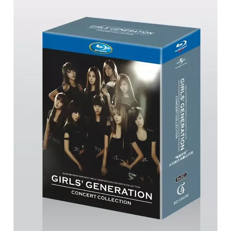 New BD Blu-ray High Definition Girls Generation Concert Collection 8 Discs Original Sound Chinese Characters