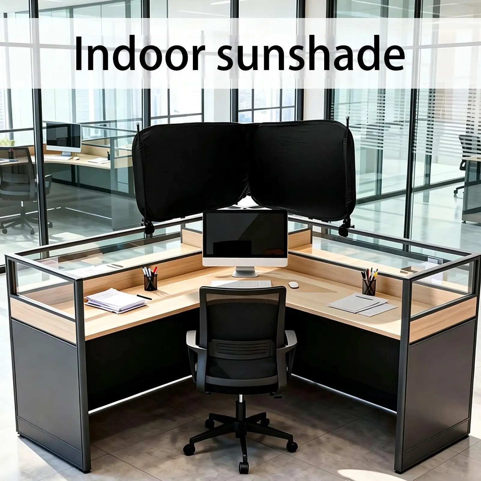 Desktop Privacy Shade Overhead Desk Partition Privacy Protection Office Glare Shade For Men Adults Coworkers Colleagues Teachers