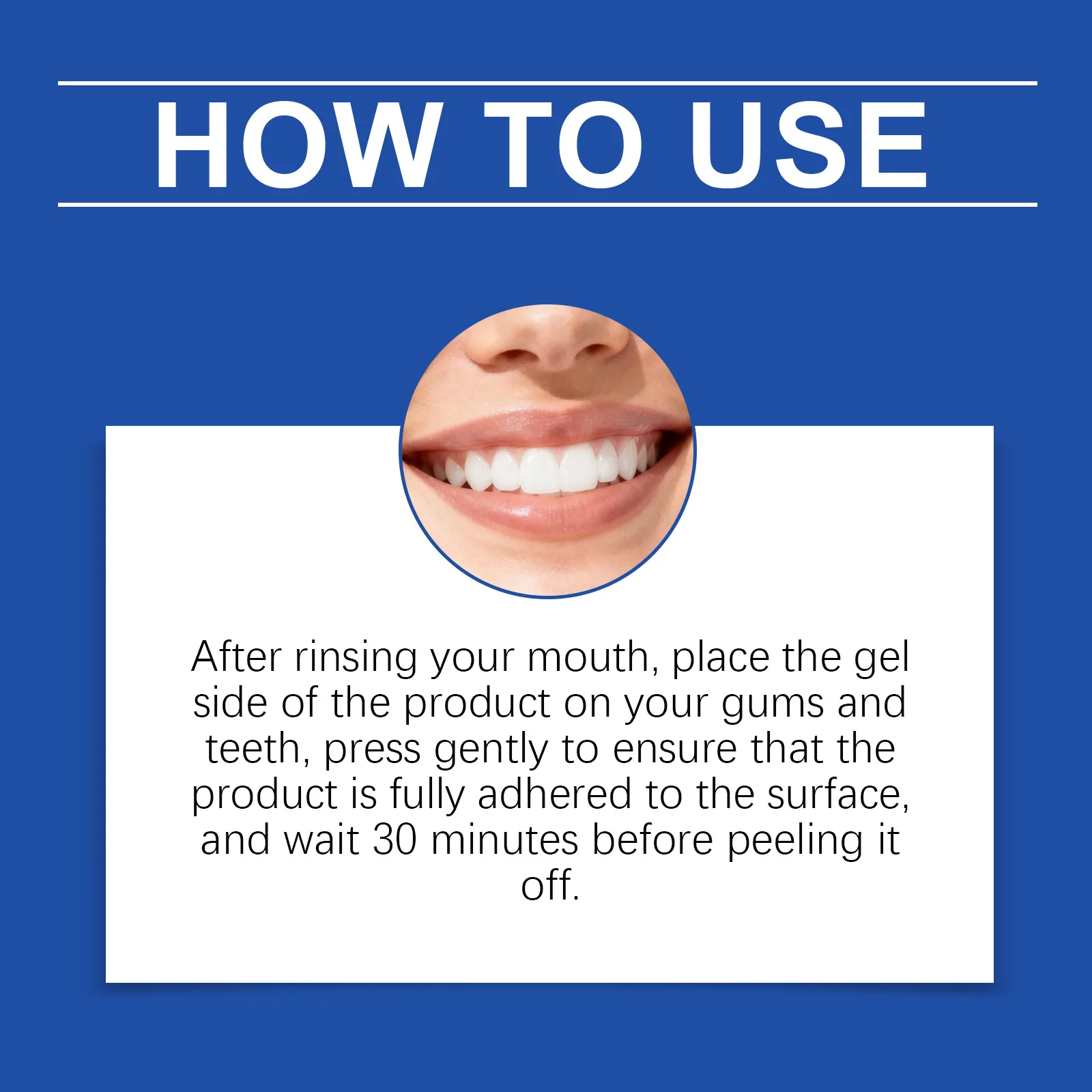 Teeth Whitening Strips Deep Cleansing Anti-Sensitivity Fresh Breath Remove Dental Stain Teeth Brightening Nourishing Oral Care