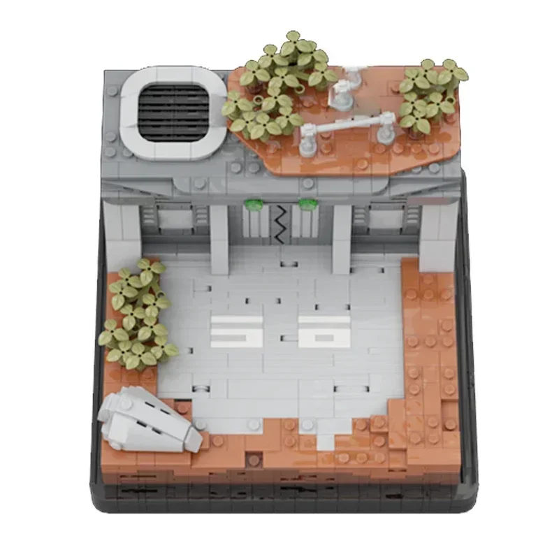 Moc Bouwstenen Empire Desert Base Model Technologie Bakstenen DIY Assemblage Star Movie Constructie Speelgoed Vakantiecadeaus