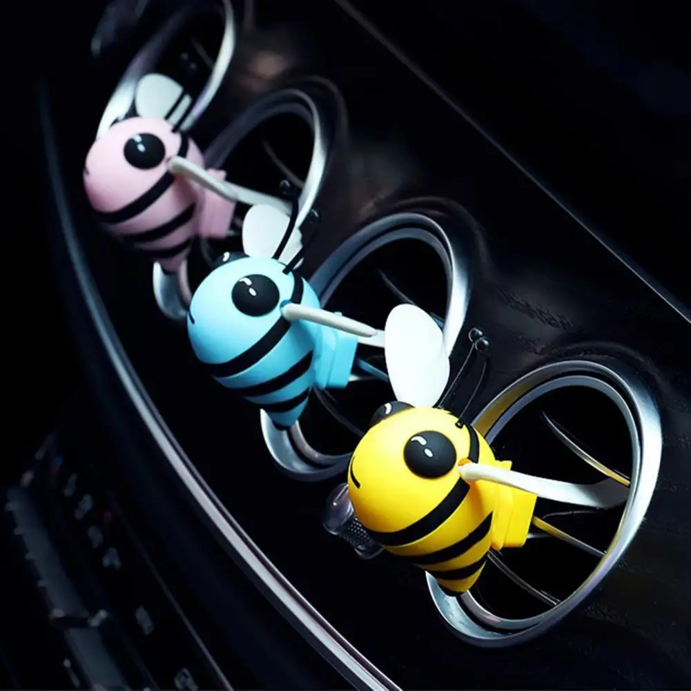 Auto Lufterfrischer Honig Biene Klimaanlage Outlet Duft ABS Magnetische Auto Innen Duft Tier Modell Solide Parfüm