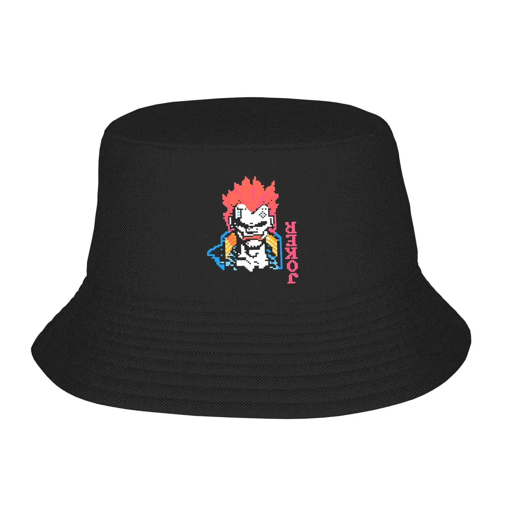 

Cyberpunk 2077 X Balatro Joker Bucket Hat Hawaii Fisherman Caps For Unisex Vintage Fishing Sun Hats Personality Printed Cap