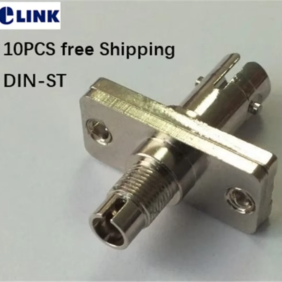 din-st-ファイバーアダプターハイブリッドメス-メス角型コネクタ-sm-mm-メタルカプラー-ftth-il-02db-送料無料-10-個