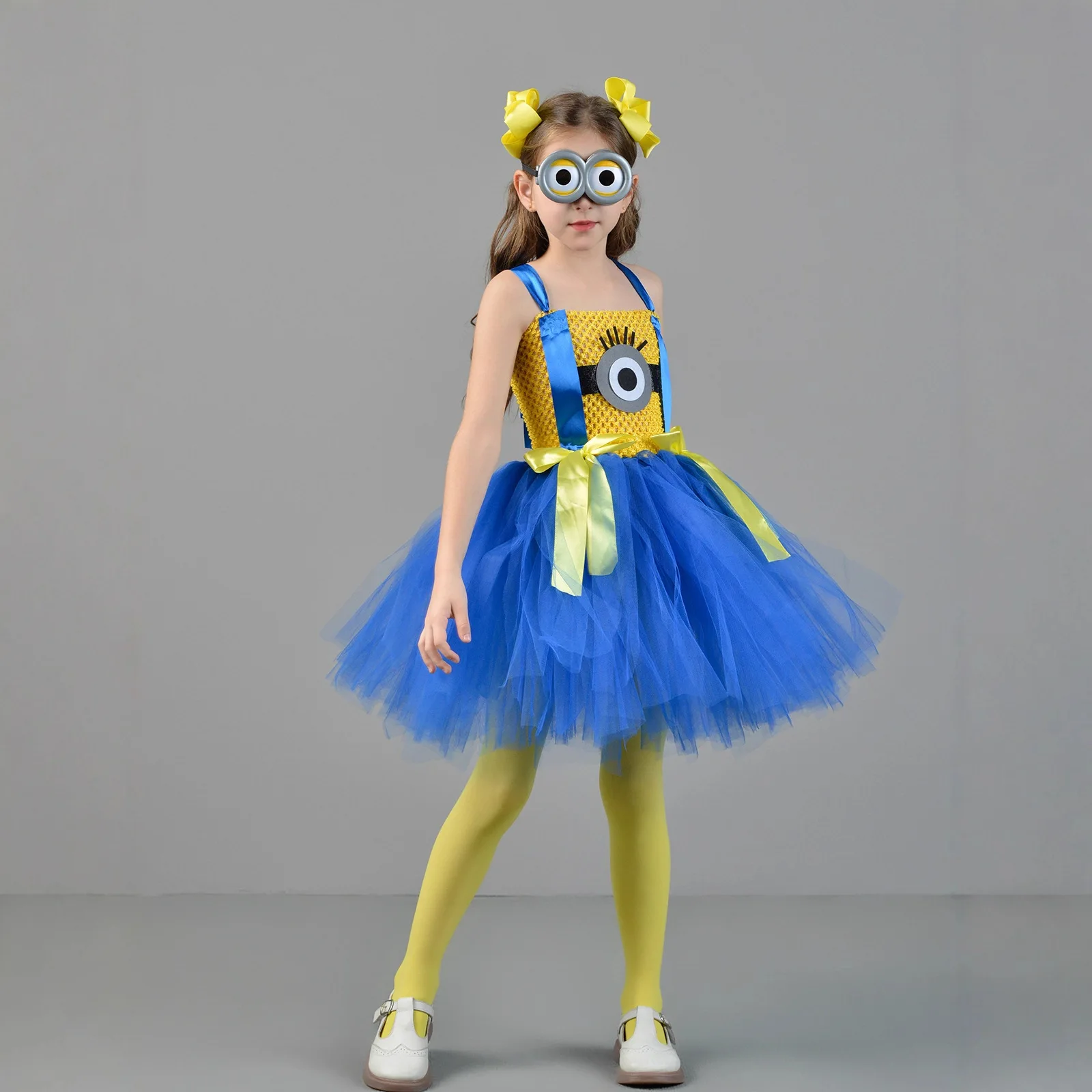 Despicable Daddy Minions cosplay costume Halloween children's party stage perfo… - Image 2