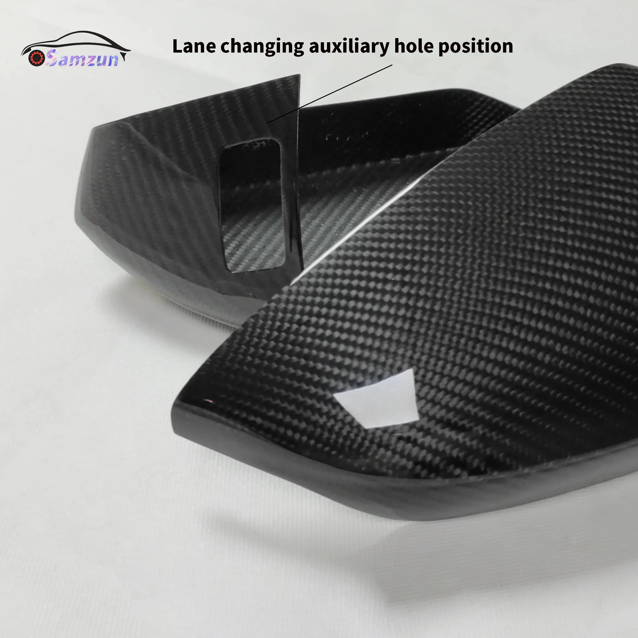 For Audi A3 S3 2021 2022 2023 Car Accessories Real Carbon Fiber Rearview Mirror Cover Side Wing Mirror Protector Decoration