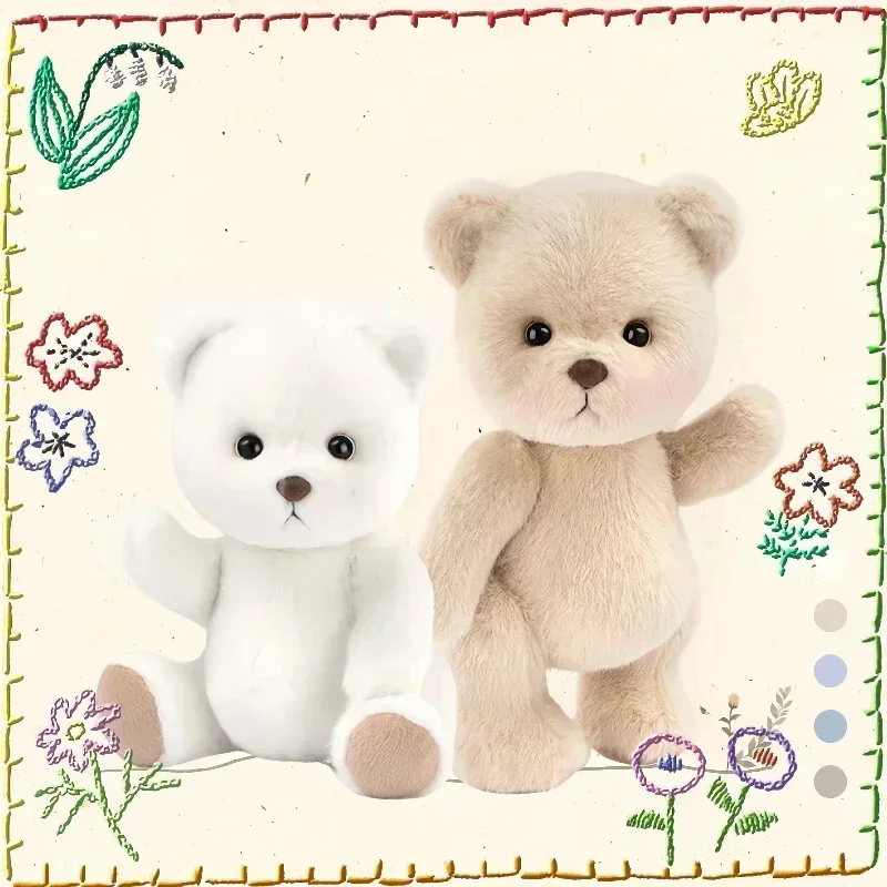 30cm Handmade Teddy Bear Stuff Plush Doll DIY Dress Up Lina Bears Kawaii Plushies Birthday Gift for Children Friend Anime Toys