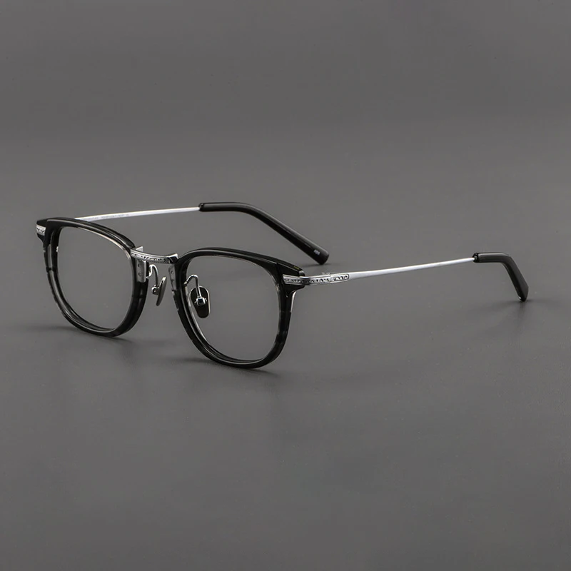 

Colorful Design Top Round Reading Titanium Glasses Frame Men Women optical Myopia Presbyopia prescription Retro eyewear
