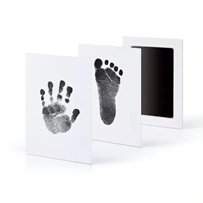 Babyverzorging Niet-Giftige Baby Handafootprint Opdruk Kit Baby Souvenirs Pasgeboren Voetafdruk Inktkussen Baby Tand Mini Box Geschenken