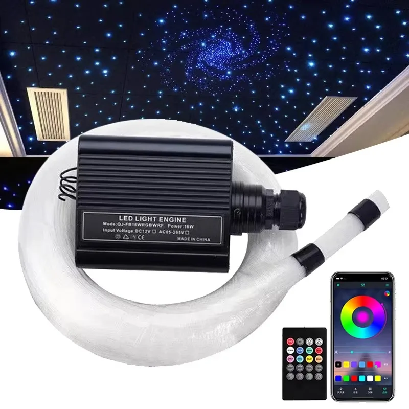 

Remote Gypsy Hall Car Roof Ceiling Decoration Glitter Party Glow Fiber Optic Engine
