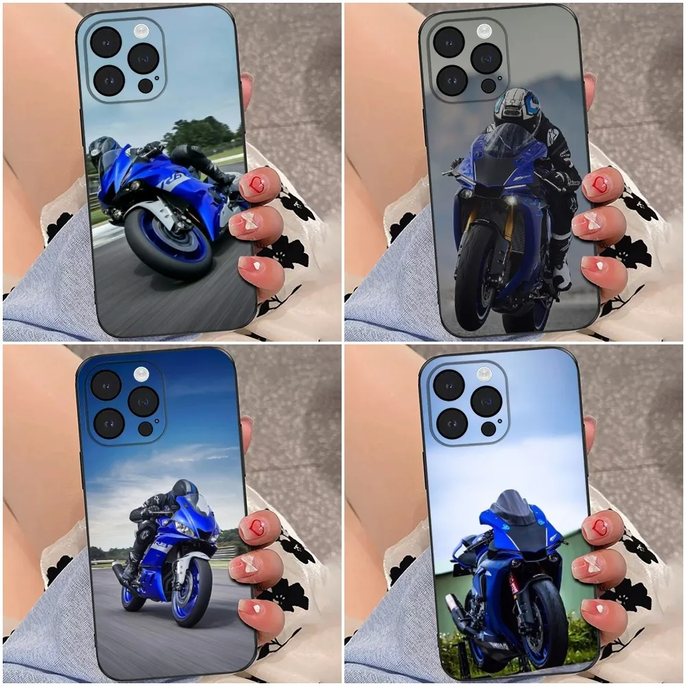 Sport Y-Yamaha-S Cool Motorcycle Phone Case For iPhone 16,15,14,13,12,Pro,Max,11,7,8,Plus,XR,XS Max Shockproof Silicone Soft