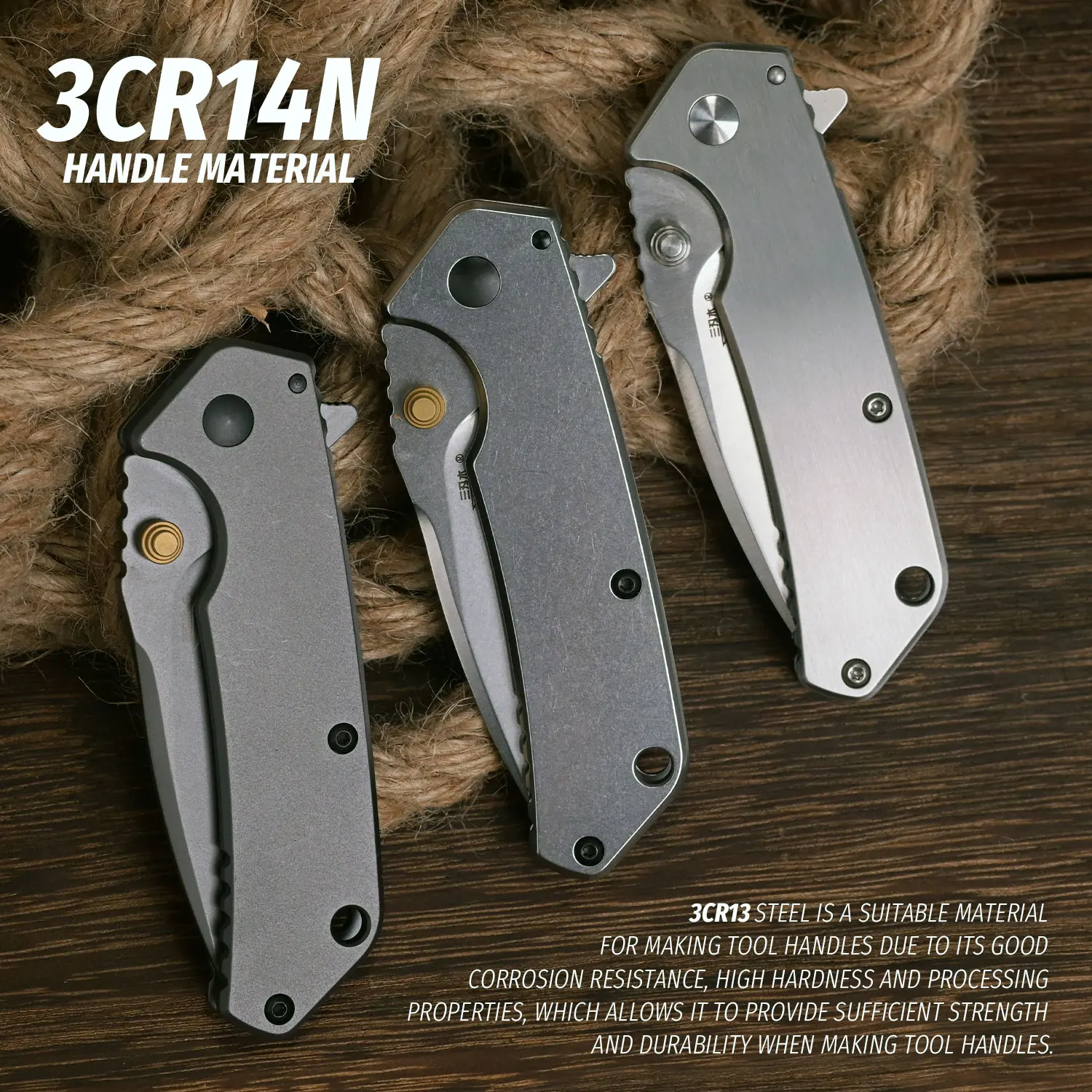 SANRENMU 7056 Series Pocket Folding Knife Outdoor Wilderness Survival Camping Hunting Fishing Portable Ecd Portable Tool Knives