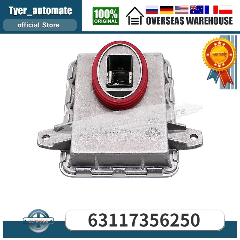 

63117356250 63 11 7 356 250 7356250 7 356 25 Блок управления балластом ксенона HID для 328 335 X3 X5 E83 E92 E93 F06 F12 F13 F25 E70