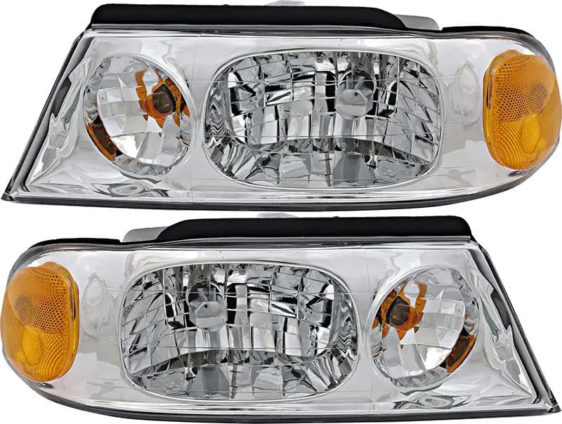 

Набор ламп для фар Lincoln Navigator 1998, 1999, 2000, 2001, 2002, галогенные фары со стороны водителя и пассажира