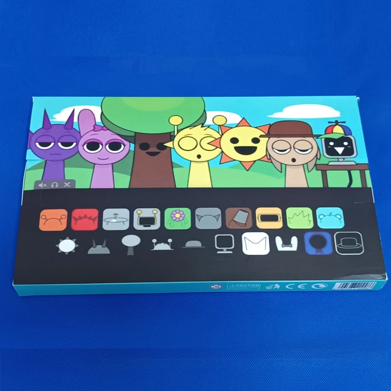 24 pièces 4.5 cm drôle Sprunki Figuras modèle PVC Sprunki jeu Action & jouet FiguresGiving jeu Fans cadeaux d'anniversaire