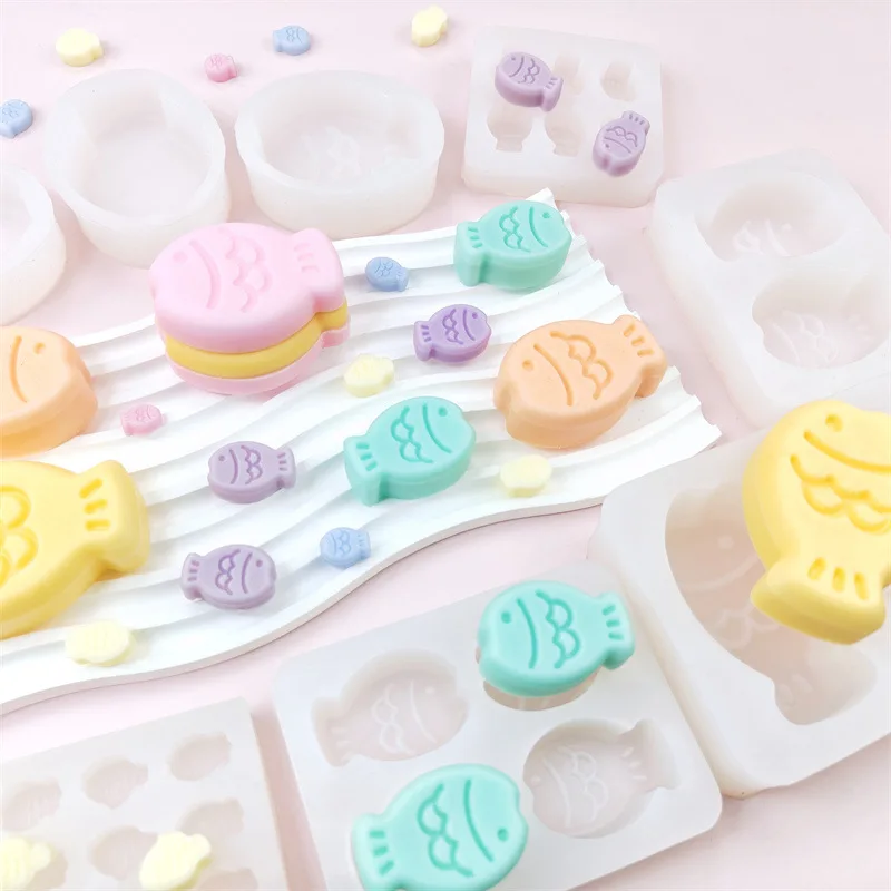 Silicone Mold DIY Wax Bottle Sugar Fire Paint Wax Pinch Mold Cake Decoration Baking Mold